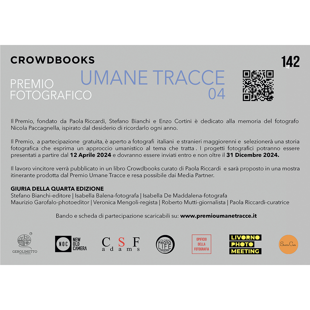 Premio fotografico Umane Tracce - IV edizione