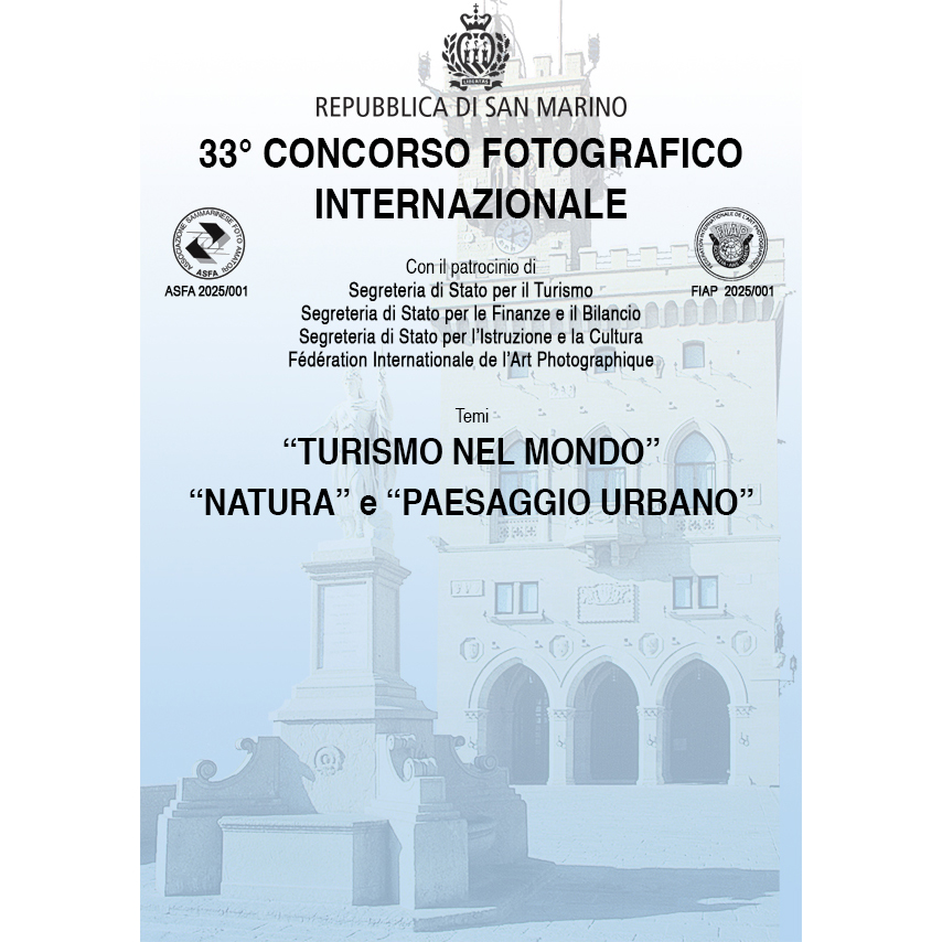 33° Concorso Fotografico Internazionale della Repubblica di San Marino