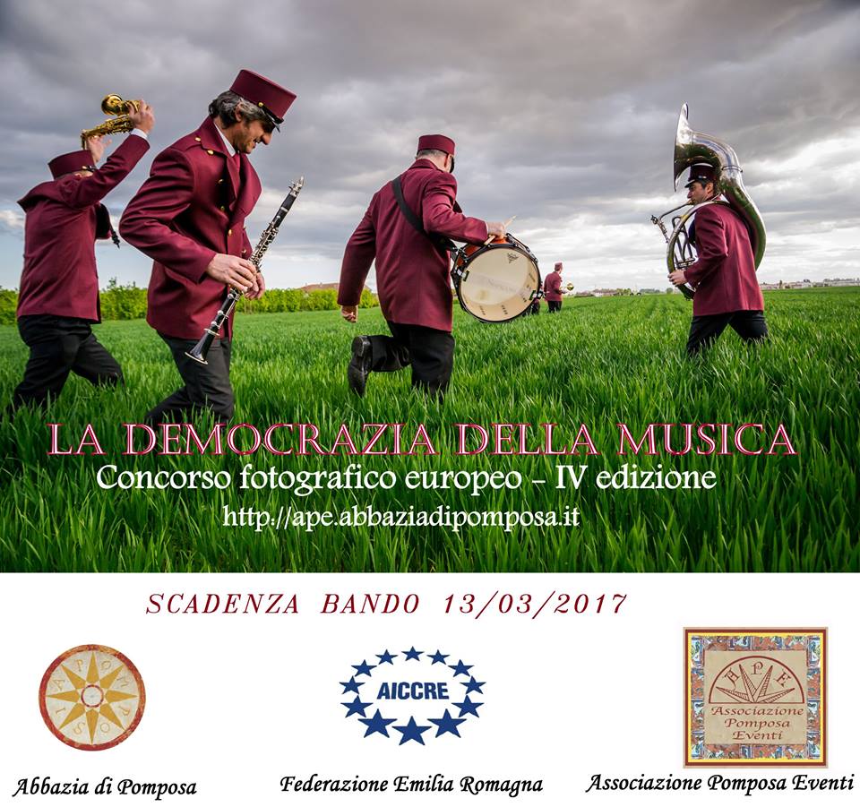 CONCORSO FOTOGRAFICO EUROPEO - LA DEMOCRAZIA DELLA MUSICA I SUONI DELLE COMUNITA‘