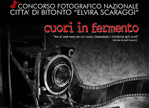 3° Concorso Fotografico Nazionale Città di Bitonto “Elvira Scaraggi”