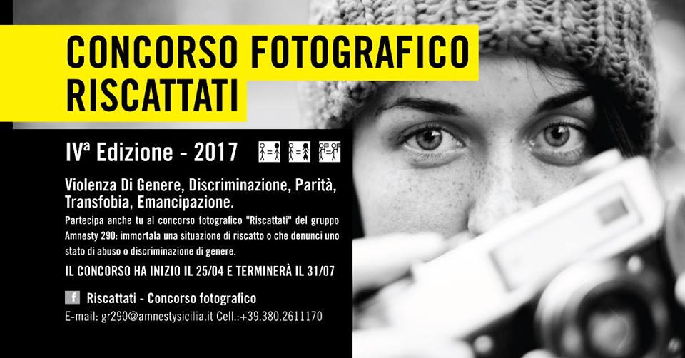 Concorso Fotografico Amnesty International gruppo Italia 290 “RISCATTATI“