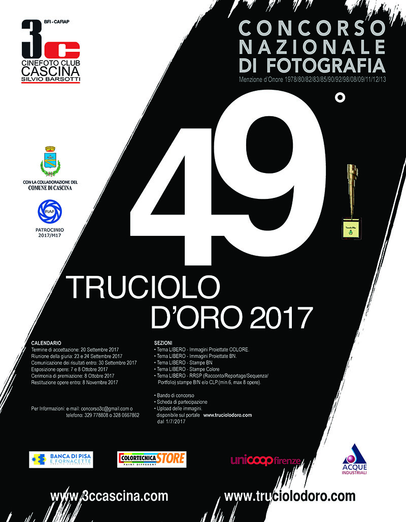 49° Truciolo d‘  Oro - Concorso Fotografico Nazionale