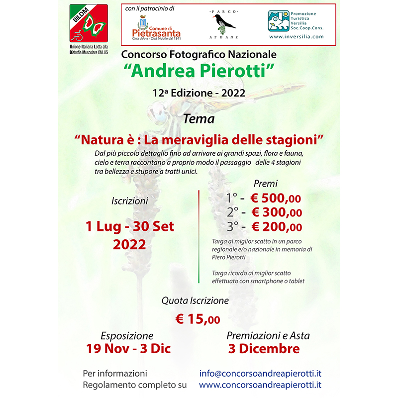 Concorso Fotografico “Andrea Pierotti“ - XII edizione 2022