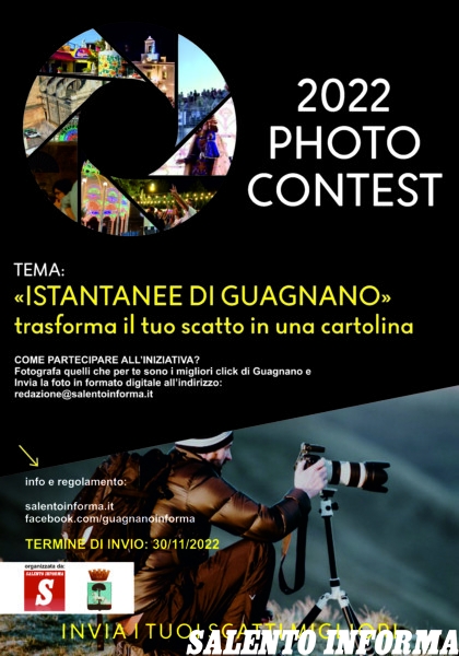 Concorso fotografico “Istantanee di Guagnano”