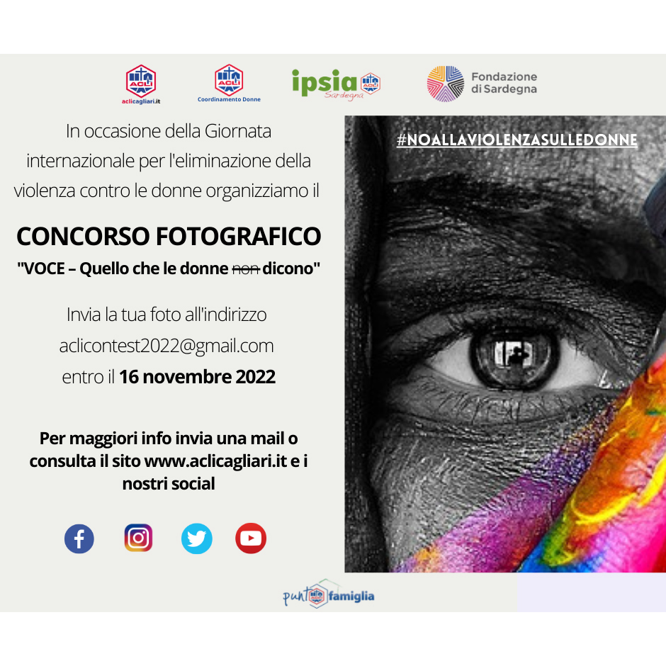 Concorso fotografico “VOCE - Quello che le donne <s>non</s> dicono“