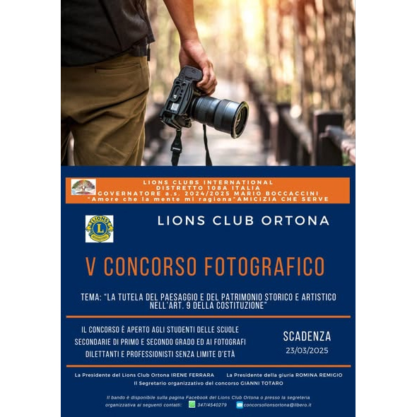 V CONCORSO FOTOGRAFICO LIONS CLUB ORTONA